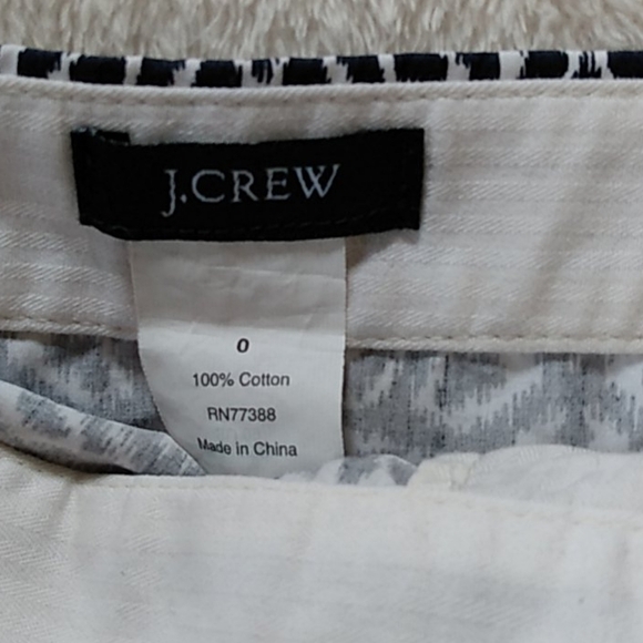 J. Crew Postage Stamp Skirt In Navy & White - Picture 5 of 6